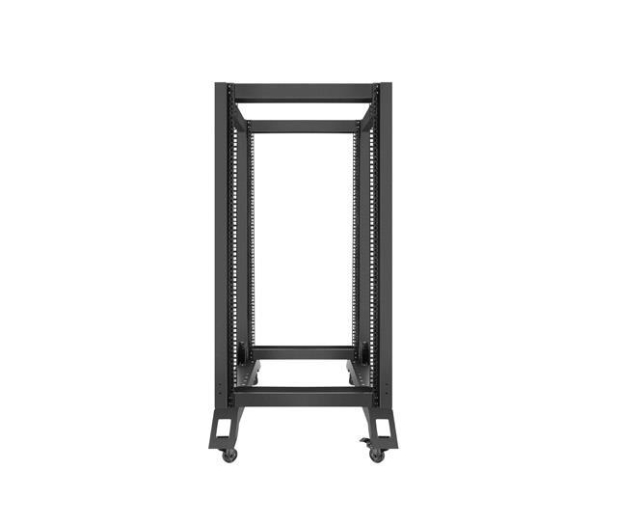 Lanberg Stojąca 19" 22U 600x800mm Open Rack (czarna) - 455667 - zdjęcie 2